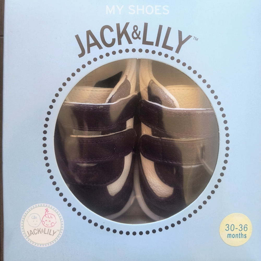 Jack & Lily Kids Sneakers - Black and White